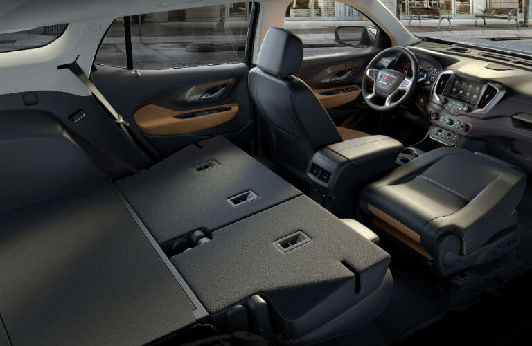 2018 GMC Terrain rear seats folded