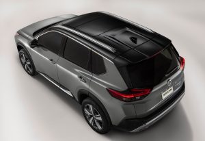 Aerial view 2021 Nissan Rogue