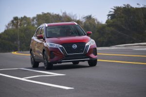 Red 2021 Nissan Kicks