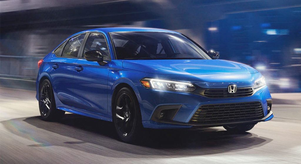 2024 Honda Civic Driving on the Road