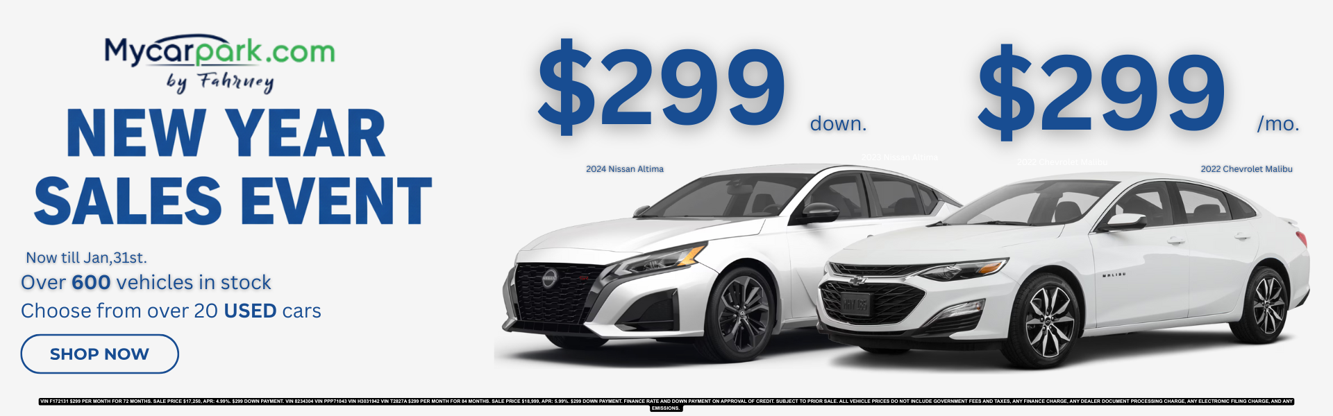 Nissan altima and chevrolet malibu