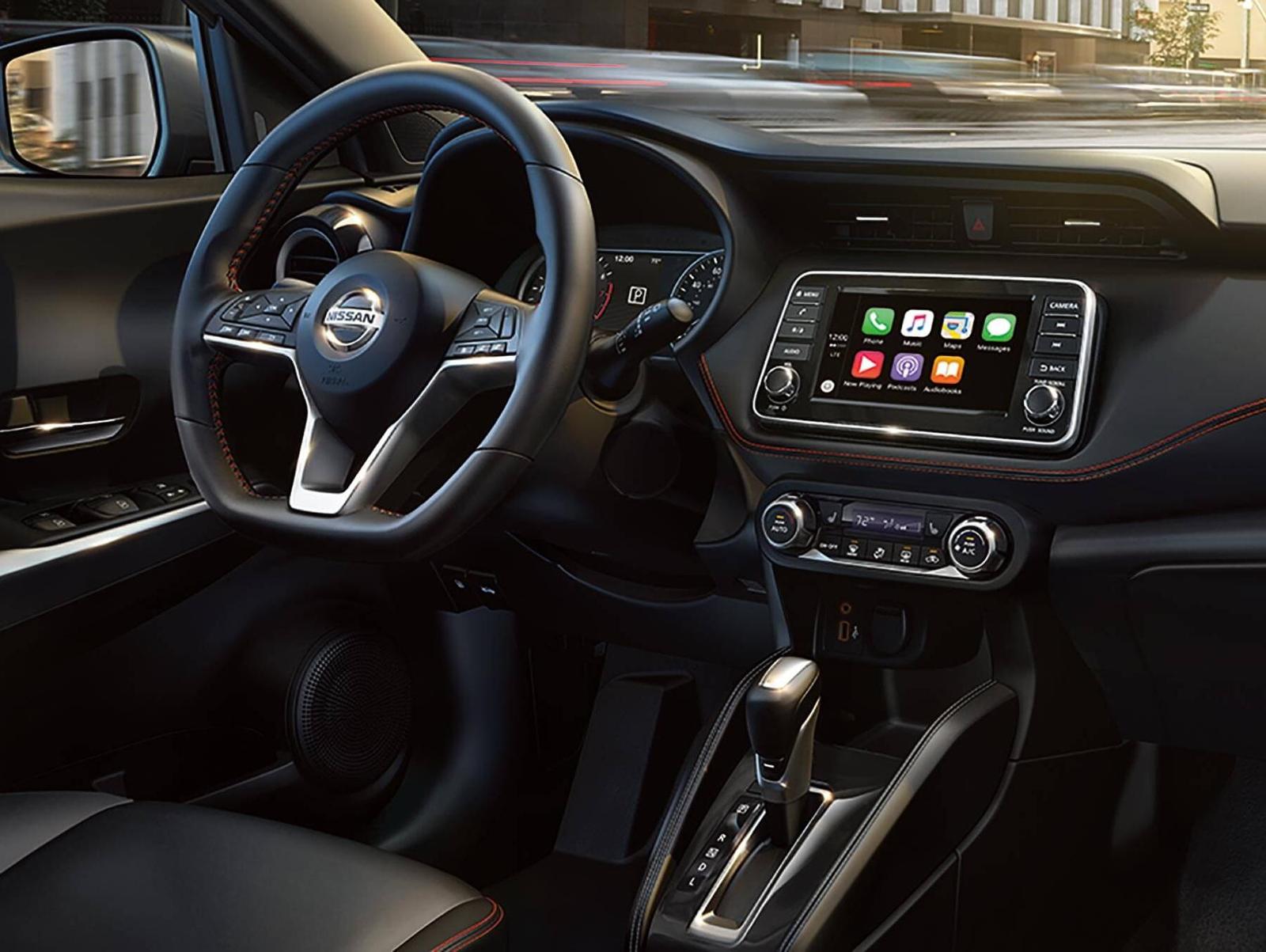 Nissan vehicle interior shot