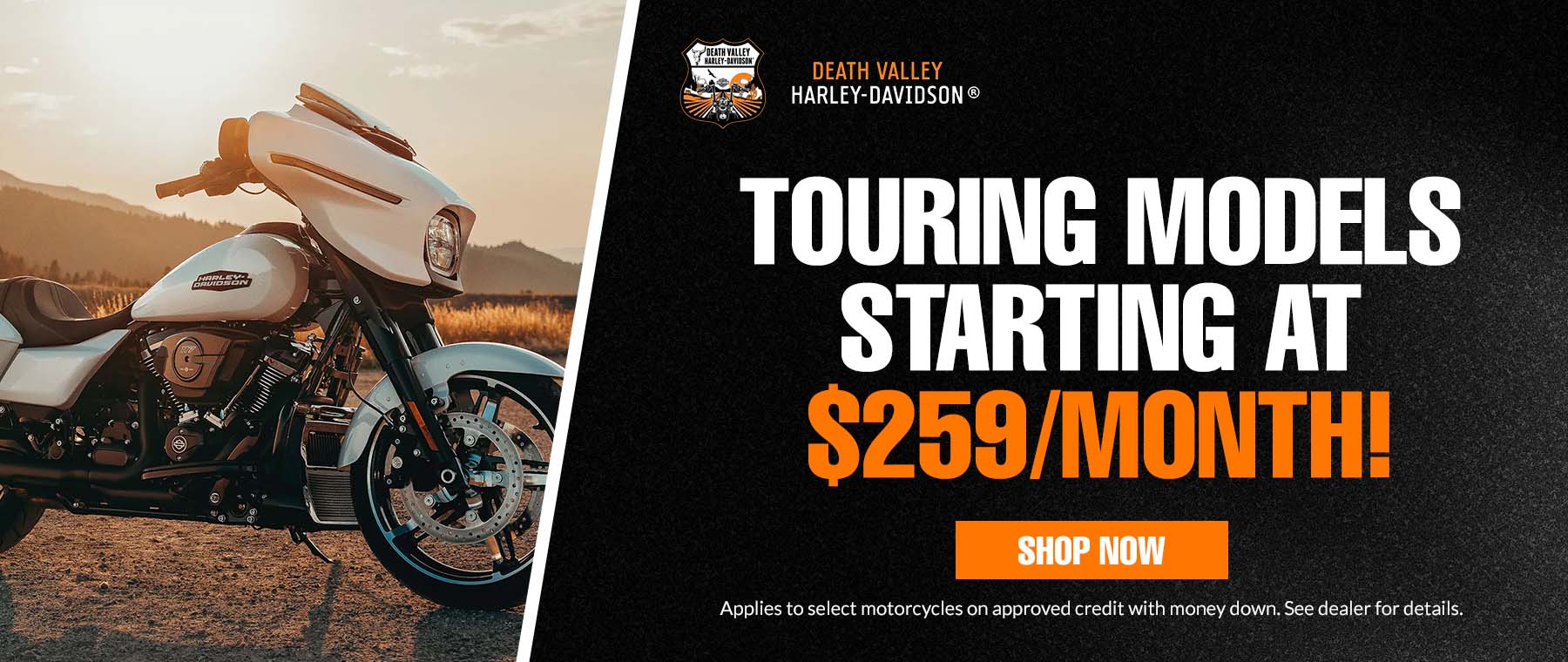 Touring Models starting at $259/month!