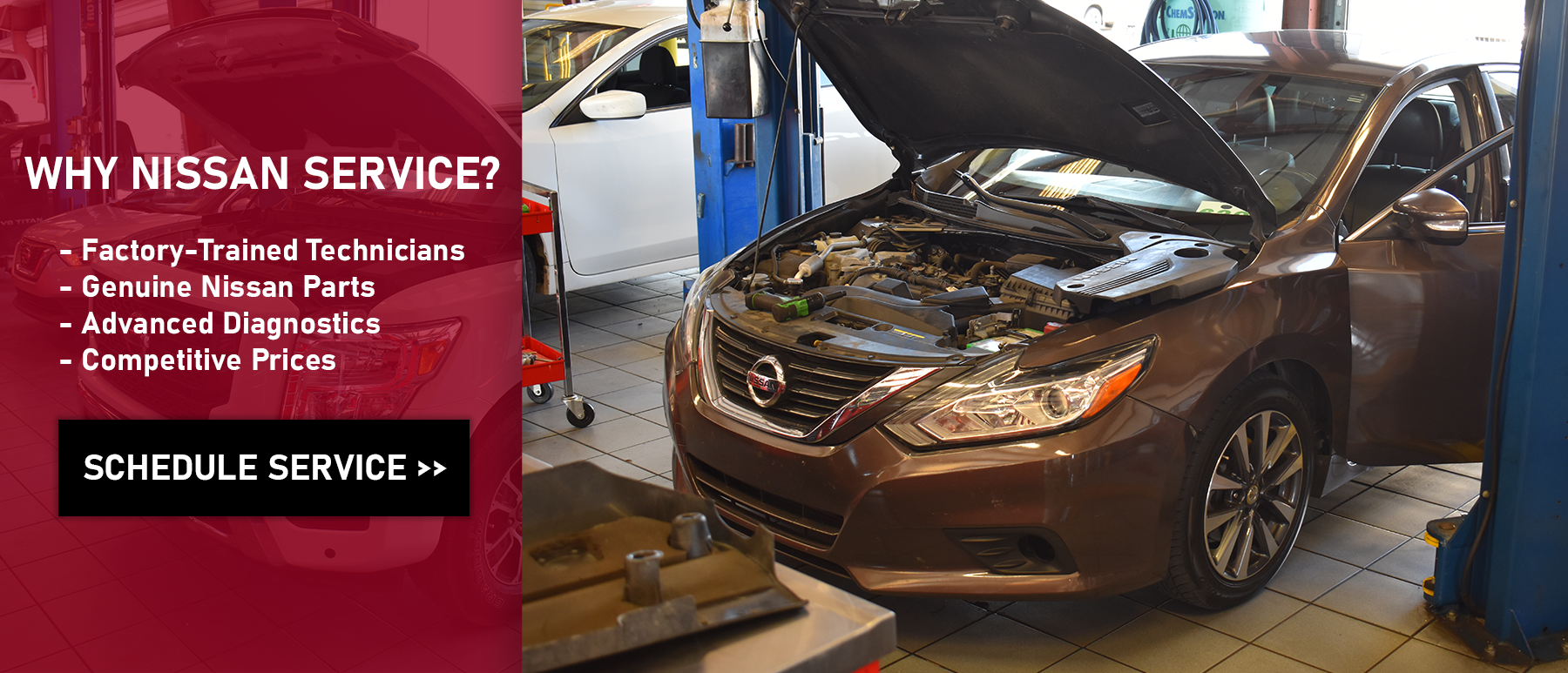 Factory Trained Technician Why you should use Nissan Service