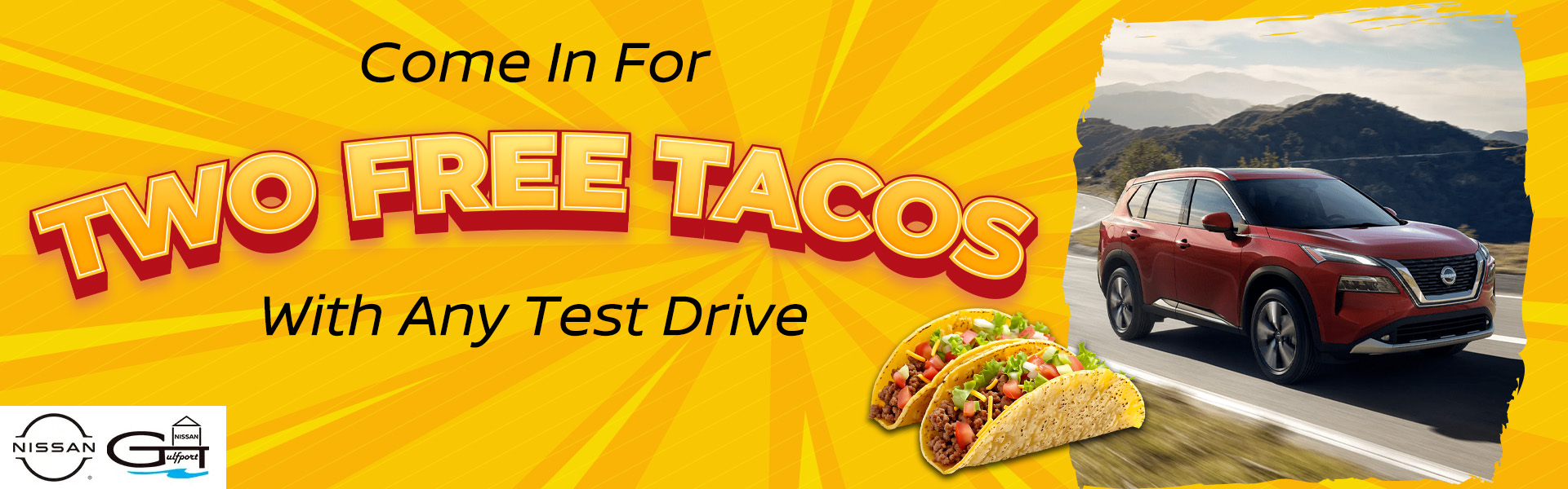 hp test drive for tacos
