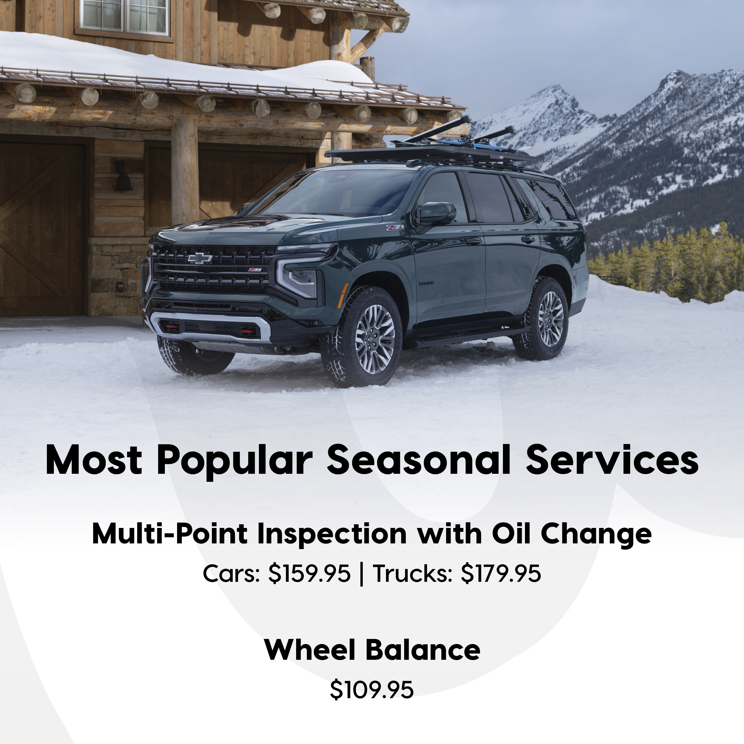 Most Popular Seasonal Services