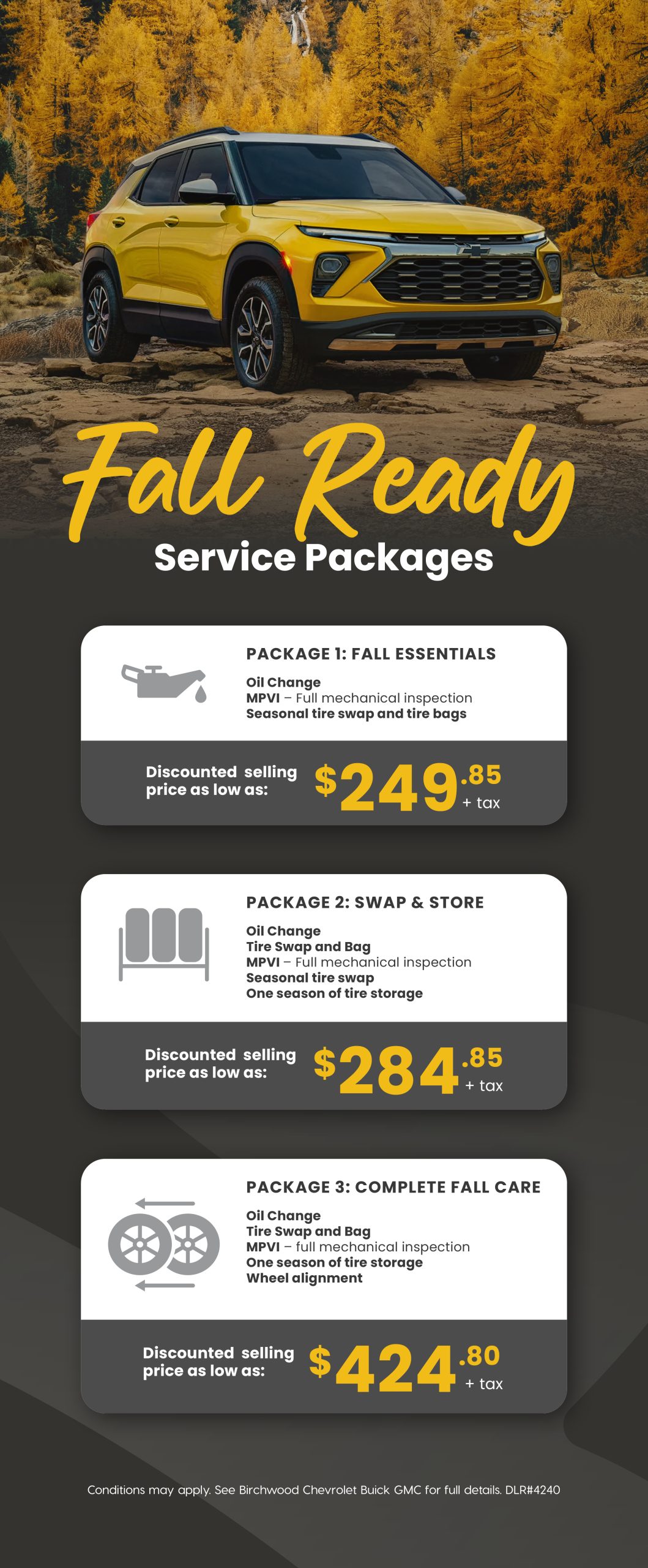 Fall Ready Service Package