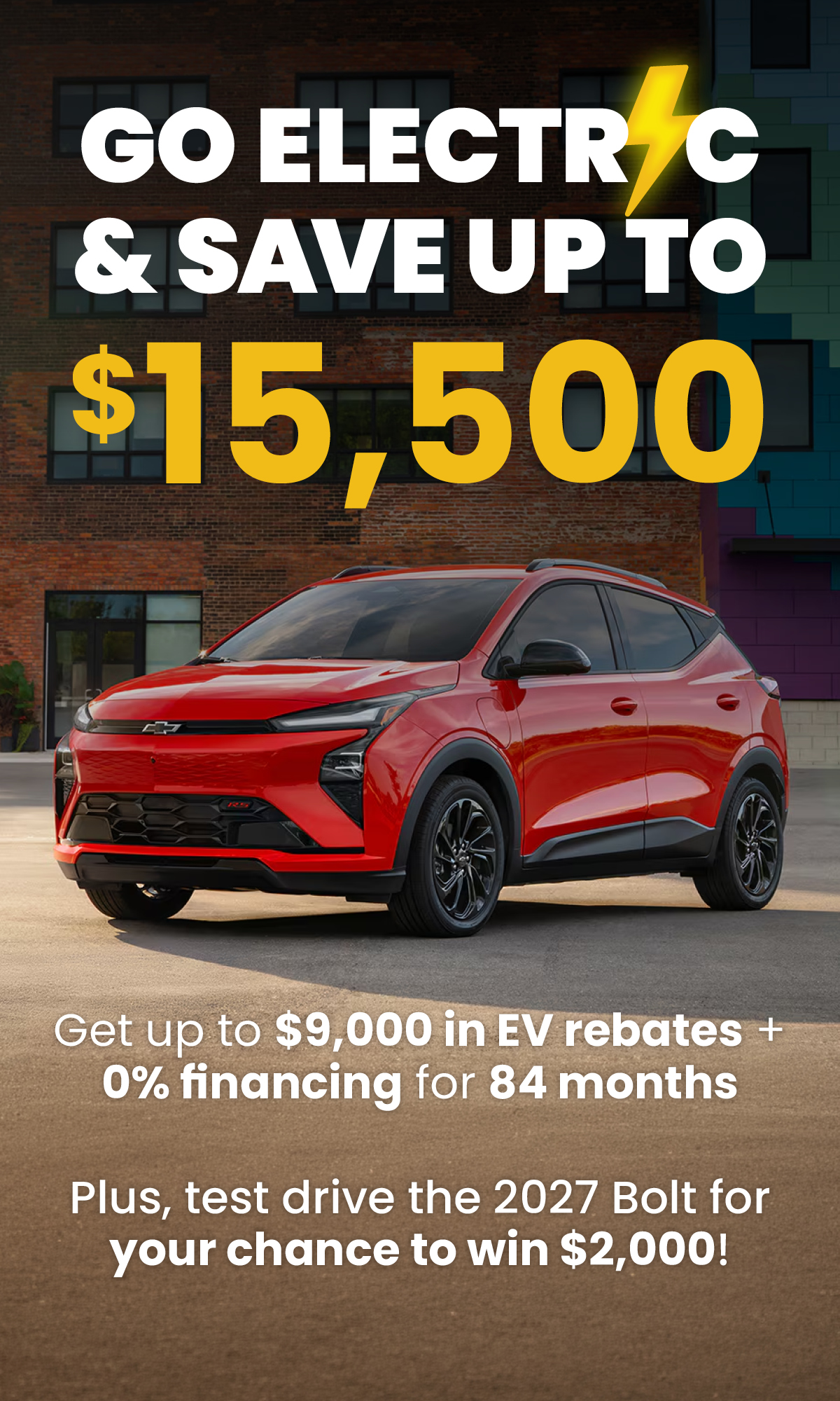 Sales Offer - Bolt EV