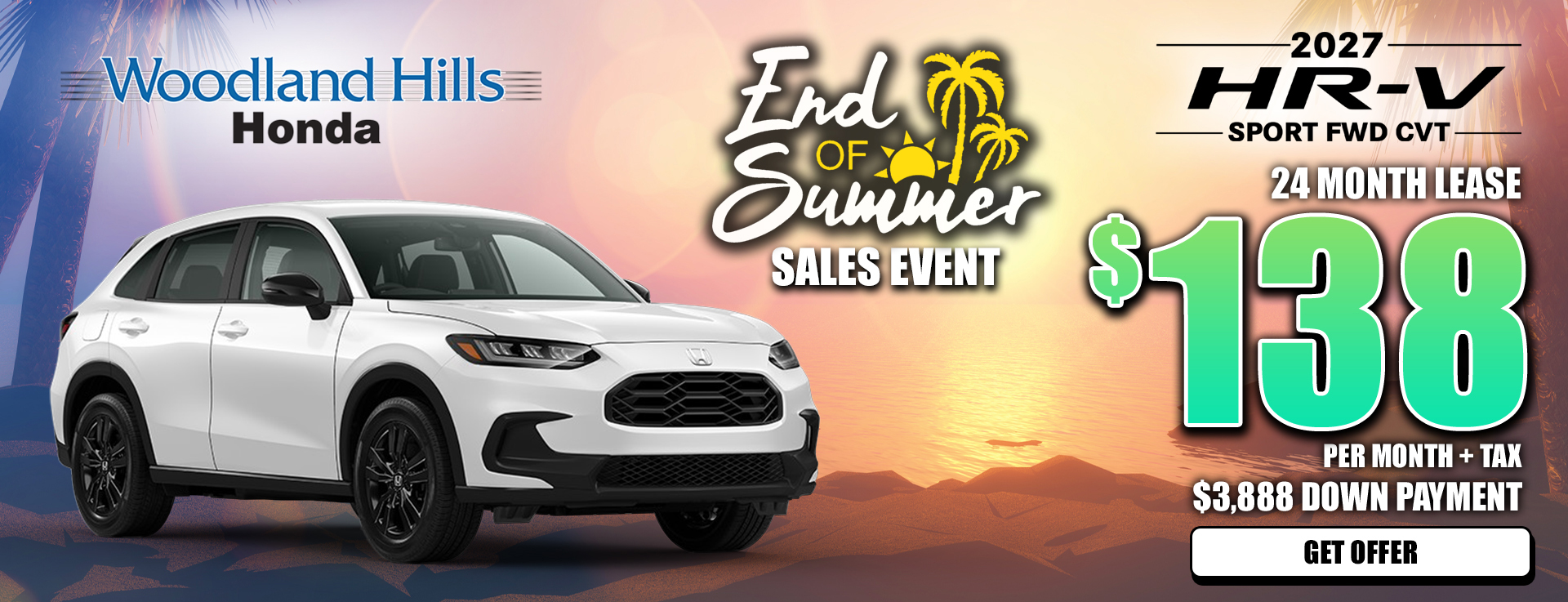 27/26 HR-V LX 2WD $138 - MODEL SPECIFIC HEADER whh_sept2026_end-of-summer-hrv-sport-get-update