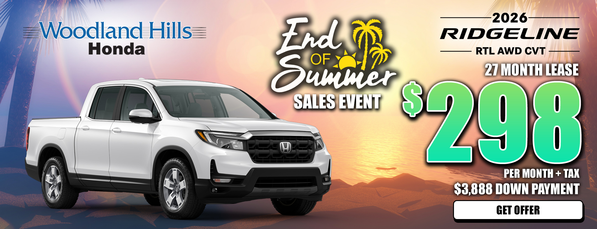 26 RIDGELINE SPORT/RTL 4WD $298 - MODEL SPECIFIC HEADER whh_sept2026_end-of-summer-ridgeline-rtl-awd-get-update