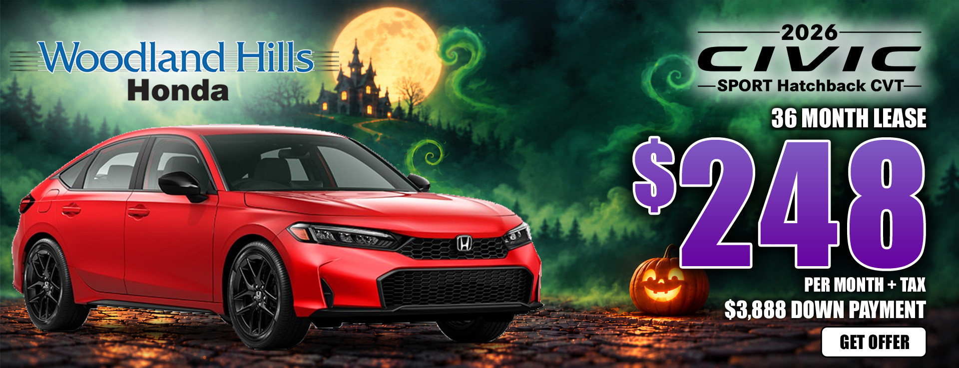 26 CIVIC SPORT HATCHBACK $248 - MODEL SPECIFIC HEADER - CARS whh-oct2026-_2026-civic-hatchback-sport-248_month-tax-get-offer