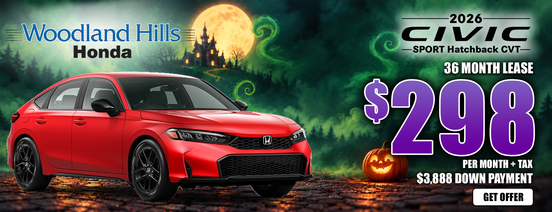 26 CIVIC SPORT HATCHBACK $298 - MODEL SPECIFIC HEADER - CARS whh-oct2026-_2026-civic-hatchback-sport-298_month-tax-get-offer