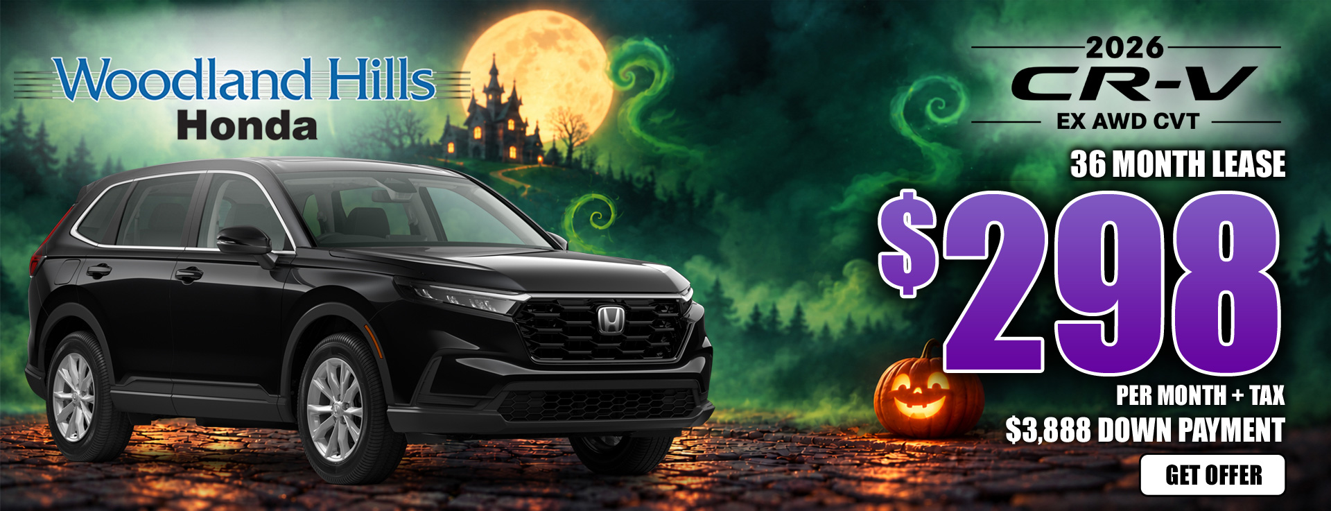 26 CR-V EX-L AWD $298 - MODEL SPECIFIC HEADER - CARS whh-oct2026-_2026-cr-v-ex-awd-298_month-tax-get-offer