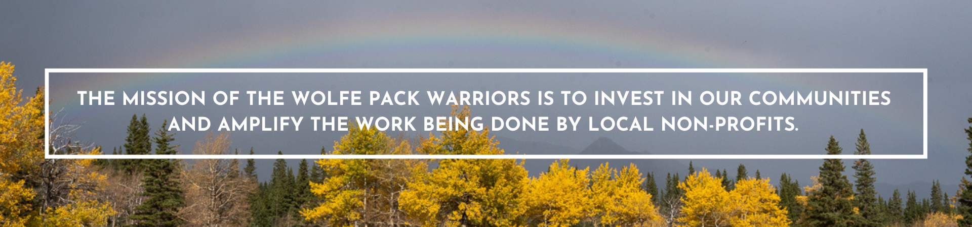 Mission statement of Wolfe Pack Warriors