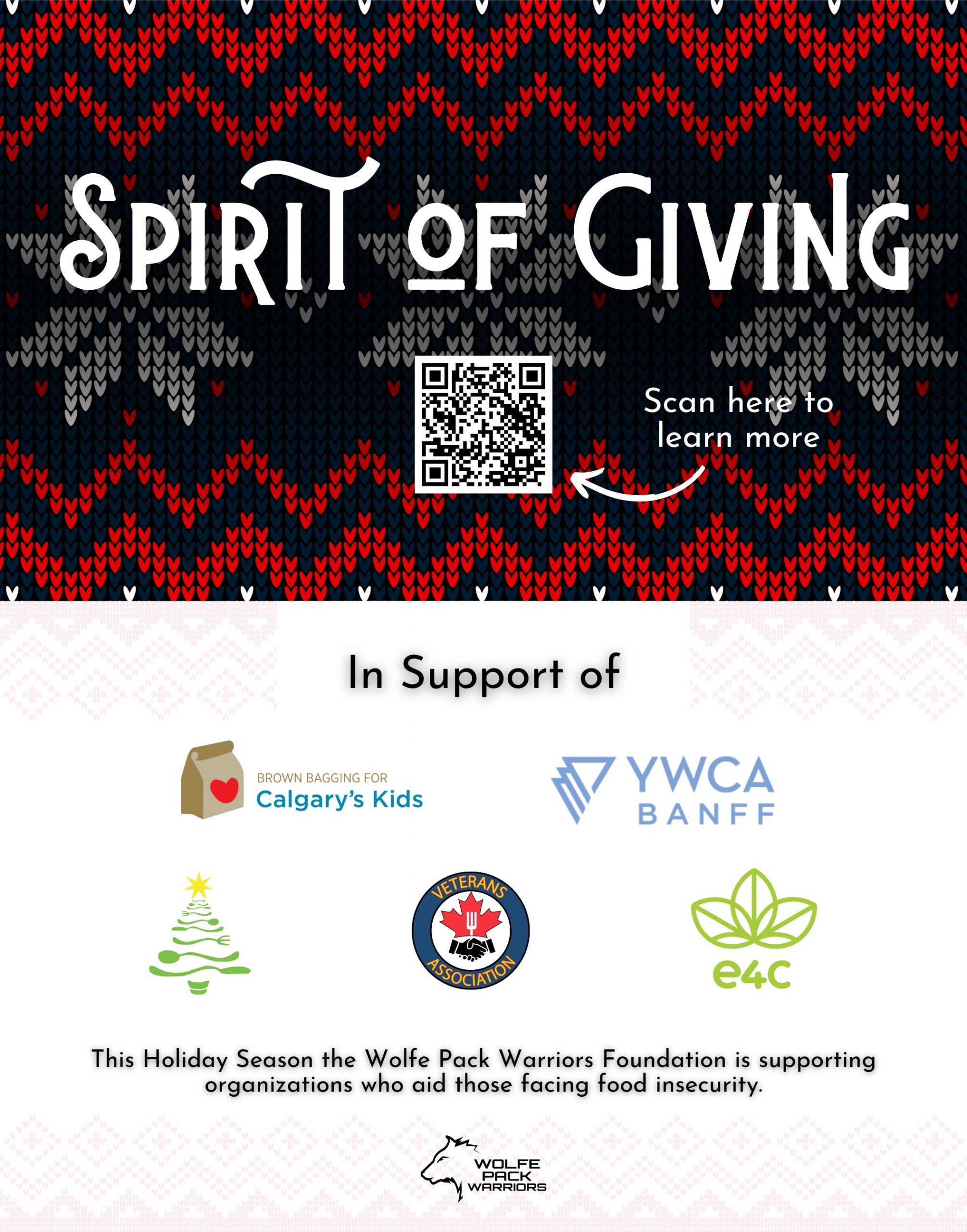 Spirit of Giving 2022 - Wolfe Pack Warriors - Q4 Initiative 