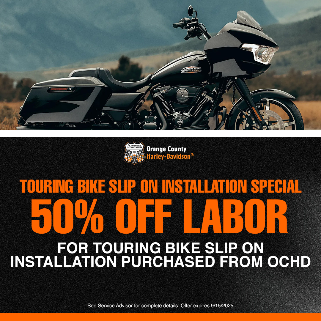 Touring Bike Slip On Installation Special