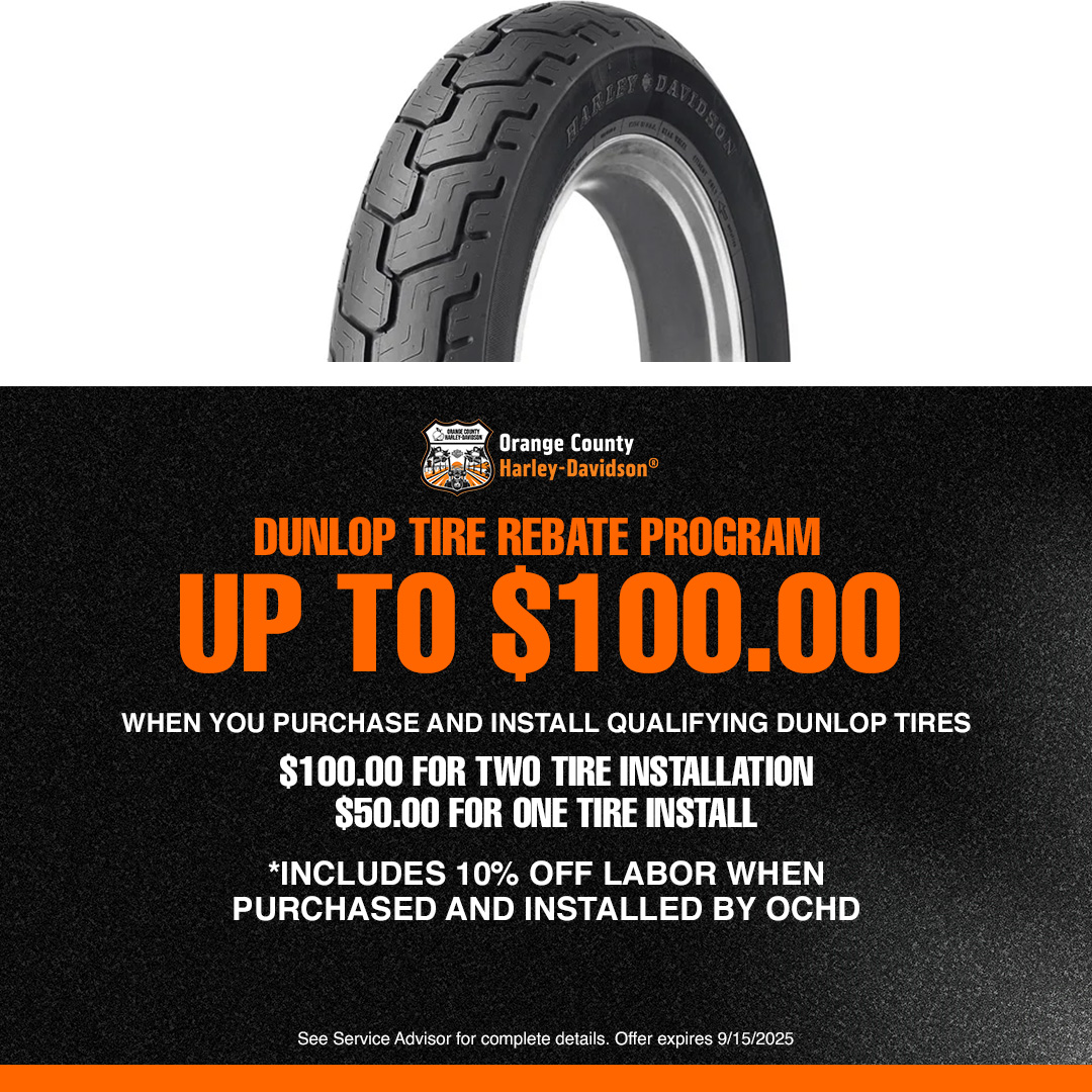 Dunlop Tire Rebate Program