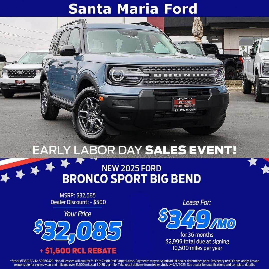 bronco sport big bend