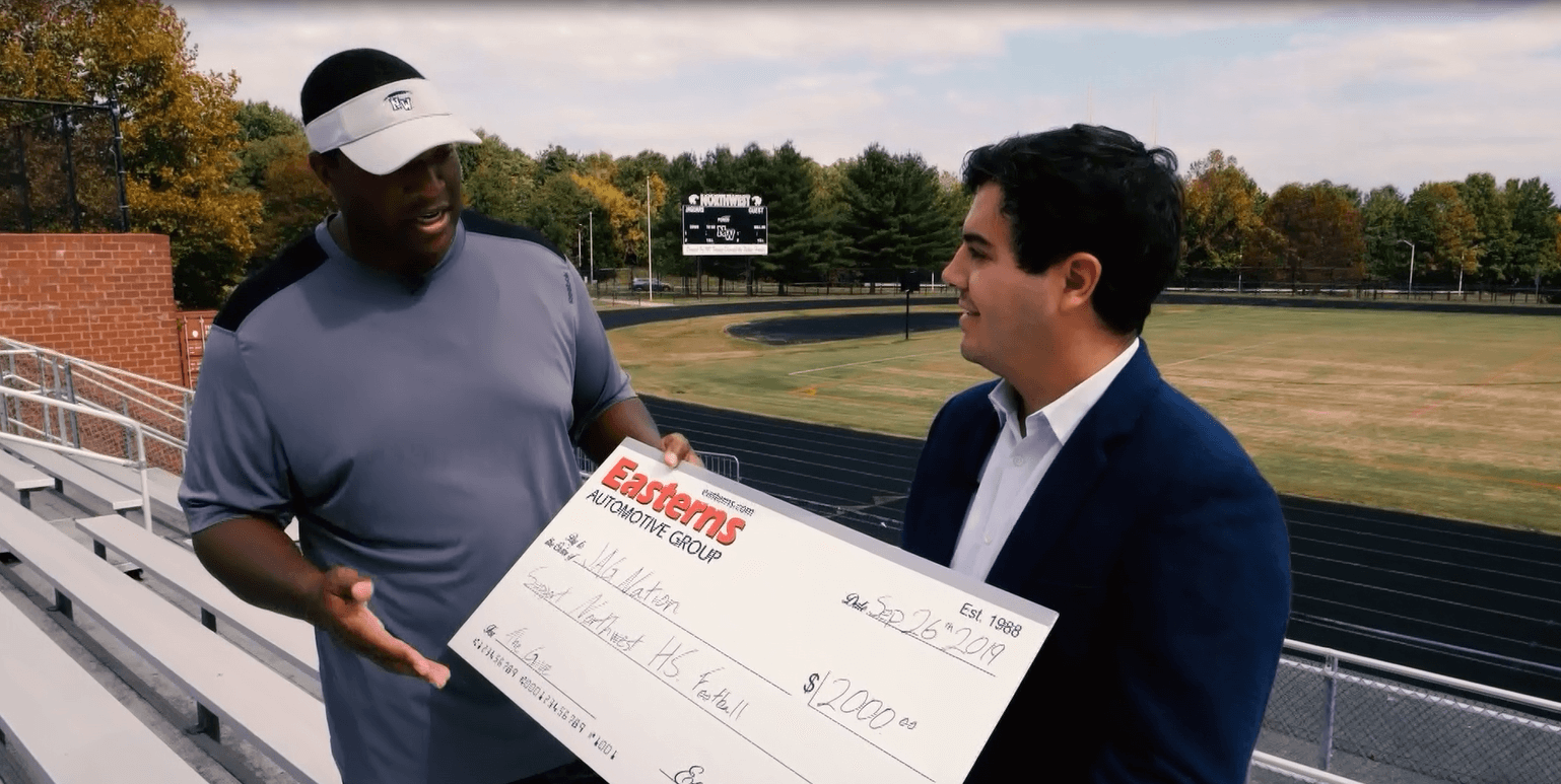 Easterns x NBC Sports Donate To Coach Samuels of NWHS