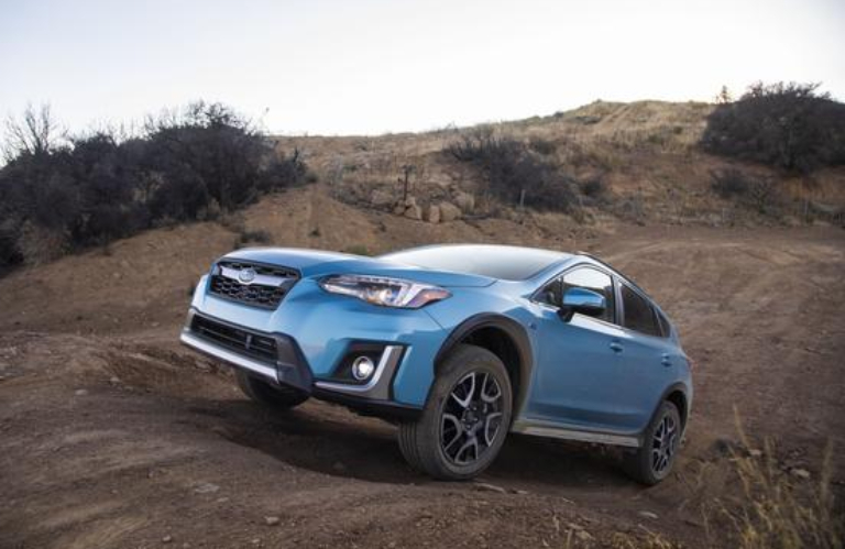 Blue 2020 Subaru Crosstrek Hybrid