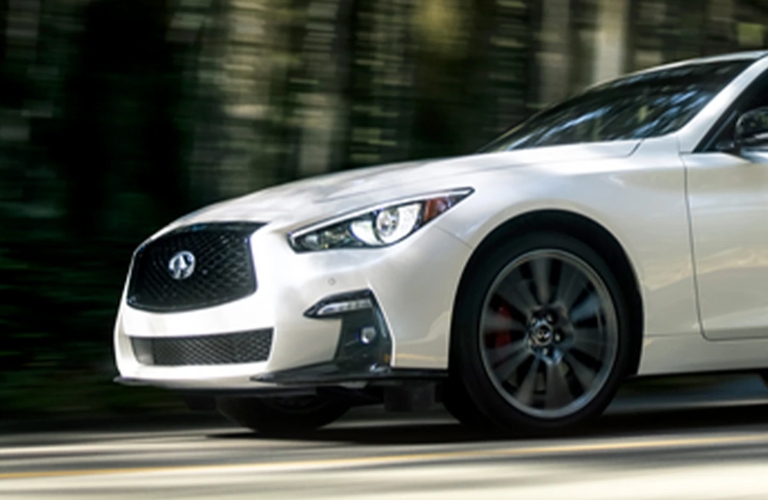 White 2023 INFINITI Q50 Front End