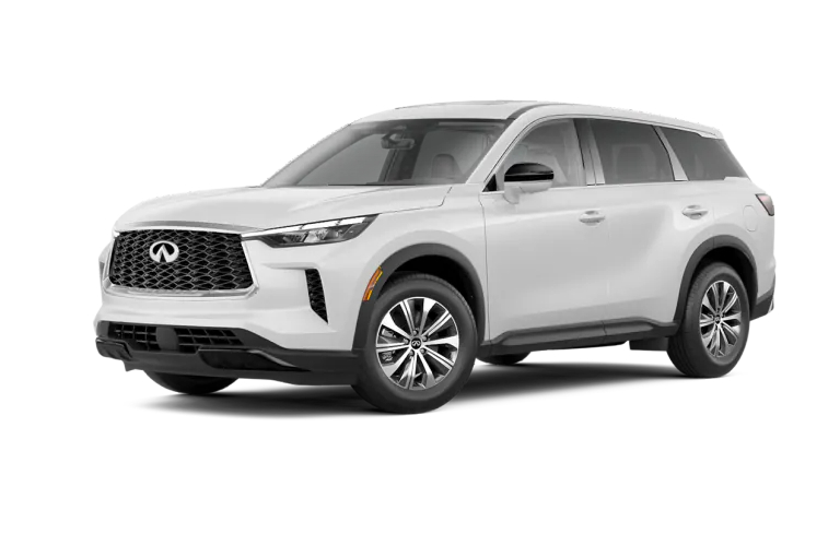 QX60 in Glacier White