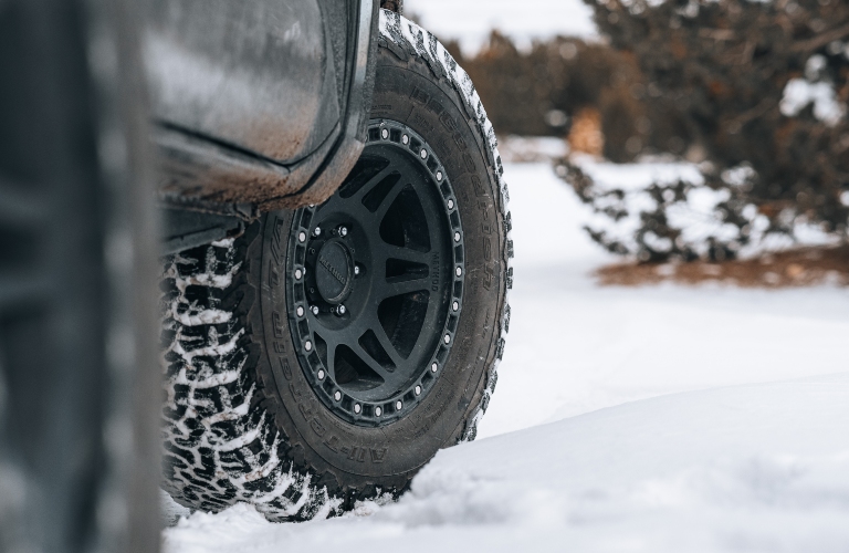 Vehicle with Snow Tires