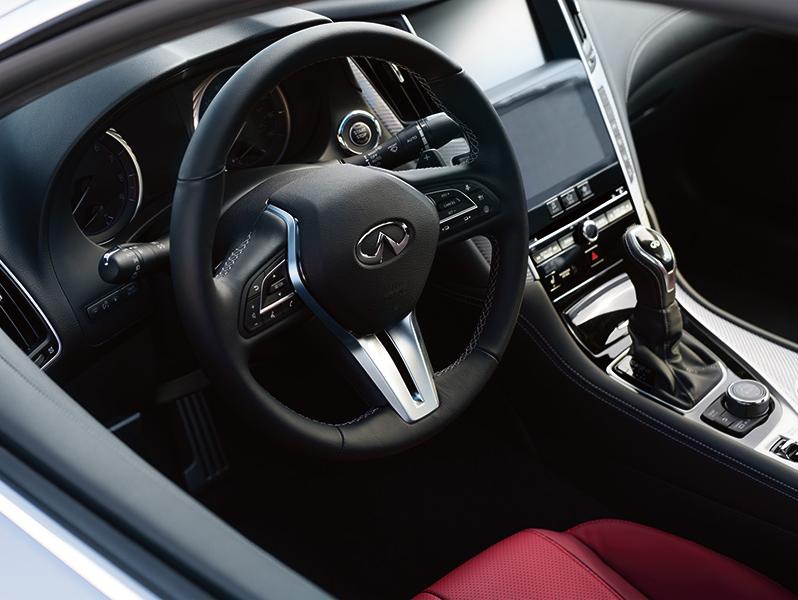 INFINITI Q60 interior view