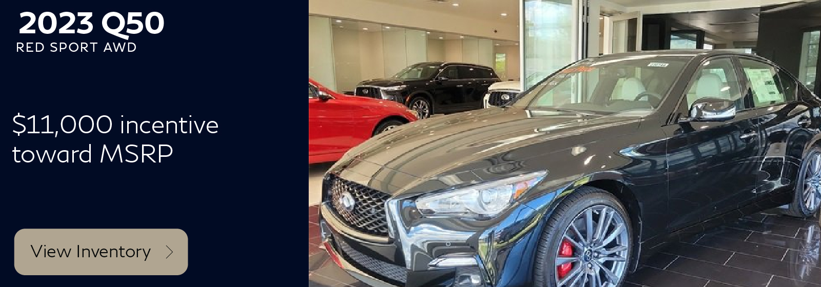 2023 Q50 Red Sport September Offer