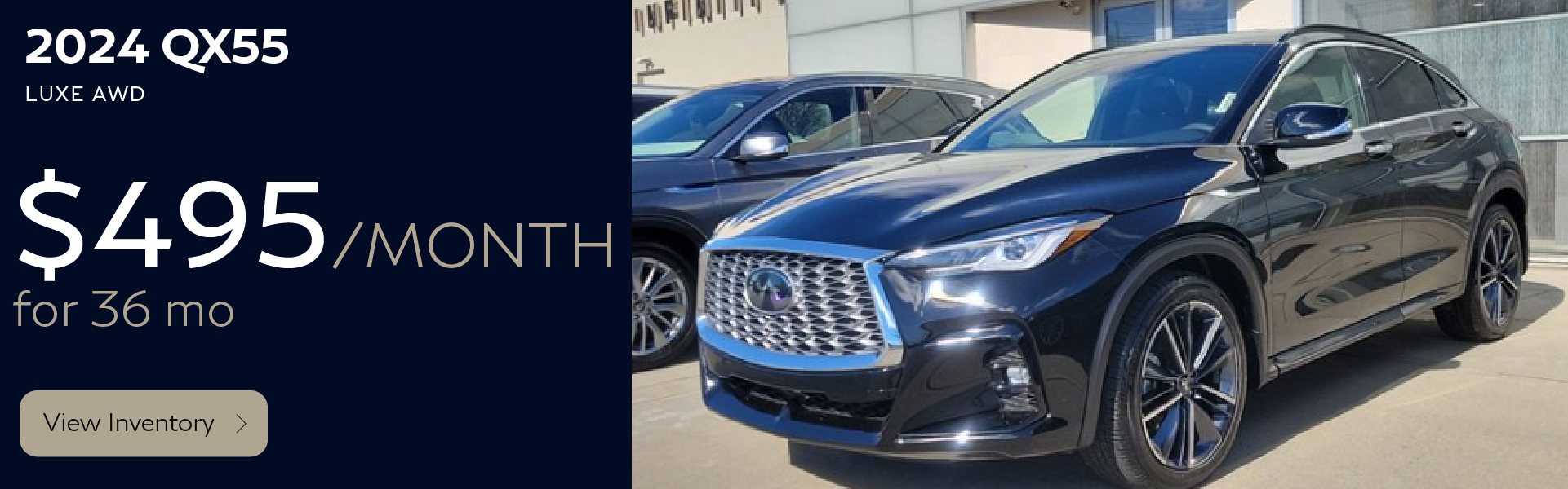 QX55 lease offer September