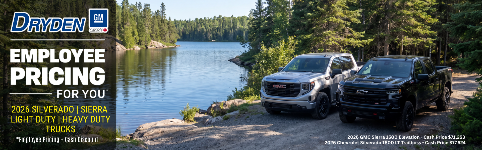 July Employee Pricing- Trucks