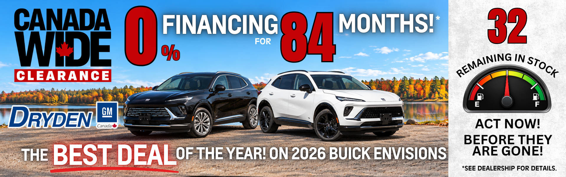 Canada Wide Trucks 0% 84mo - Envisions