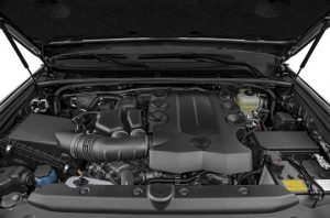 Engine appearance of the 2021 Toyota 4Runner available at Midlands Toyota