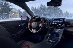 Interior appearance of the 2021 Toyota Avalon available at Midlands Toyota