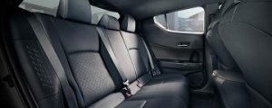 Interior appearance of the 2021 Toyota C-HR available at Midlands Toyota