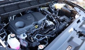 Engine appearance of the 2021 Toyota Highlander available at Midlands Toyota
