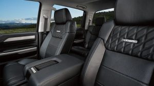 Interior appearance of the 2021 Toyota Tundra available at Midlands Toyota