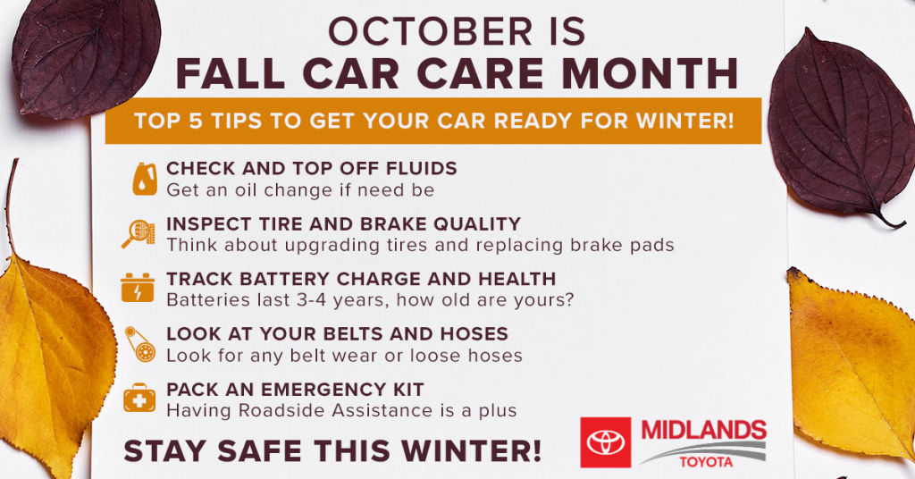 Fall Car Care Midlands Toyota