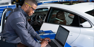 Service Advisor on Computer