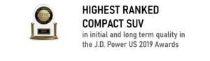 J.D. Power Highest Ranked Compact SUV Award