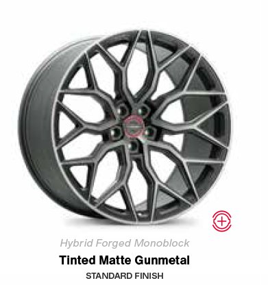 tinted matte gunmetal wheel