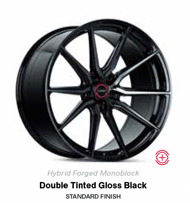 double tinted gloss black wheel