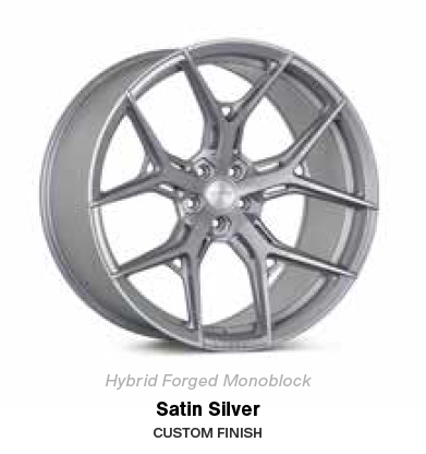 satin silver wheel