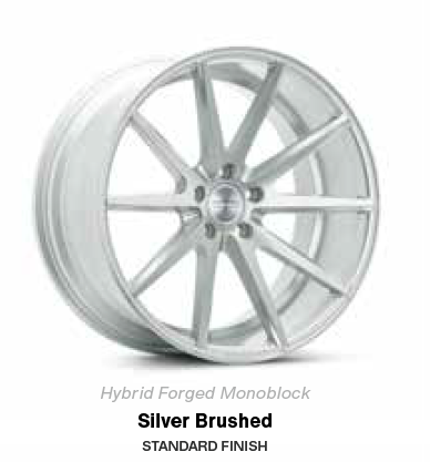 silver brushed wheel