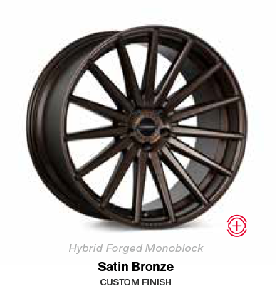 satin bronze wheel