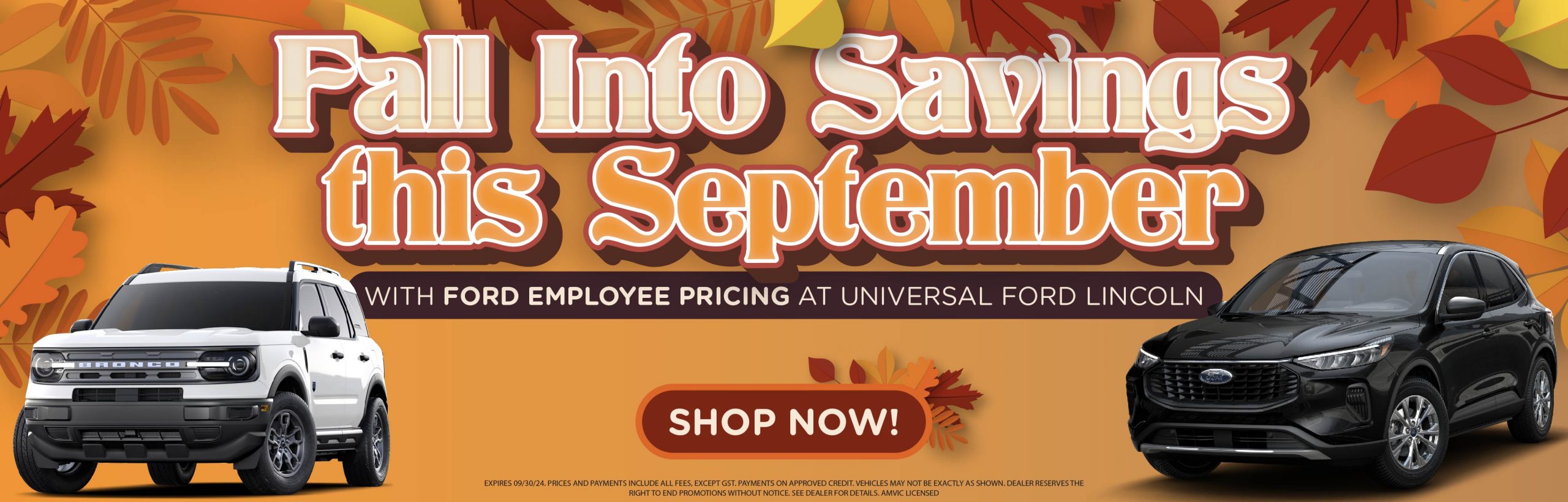 Fall into savings this September