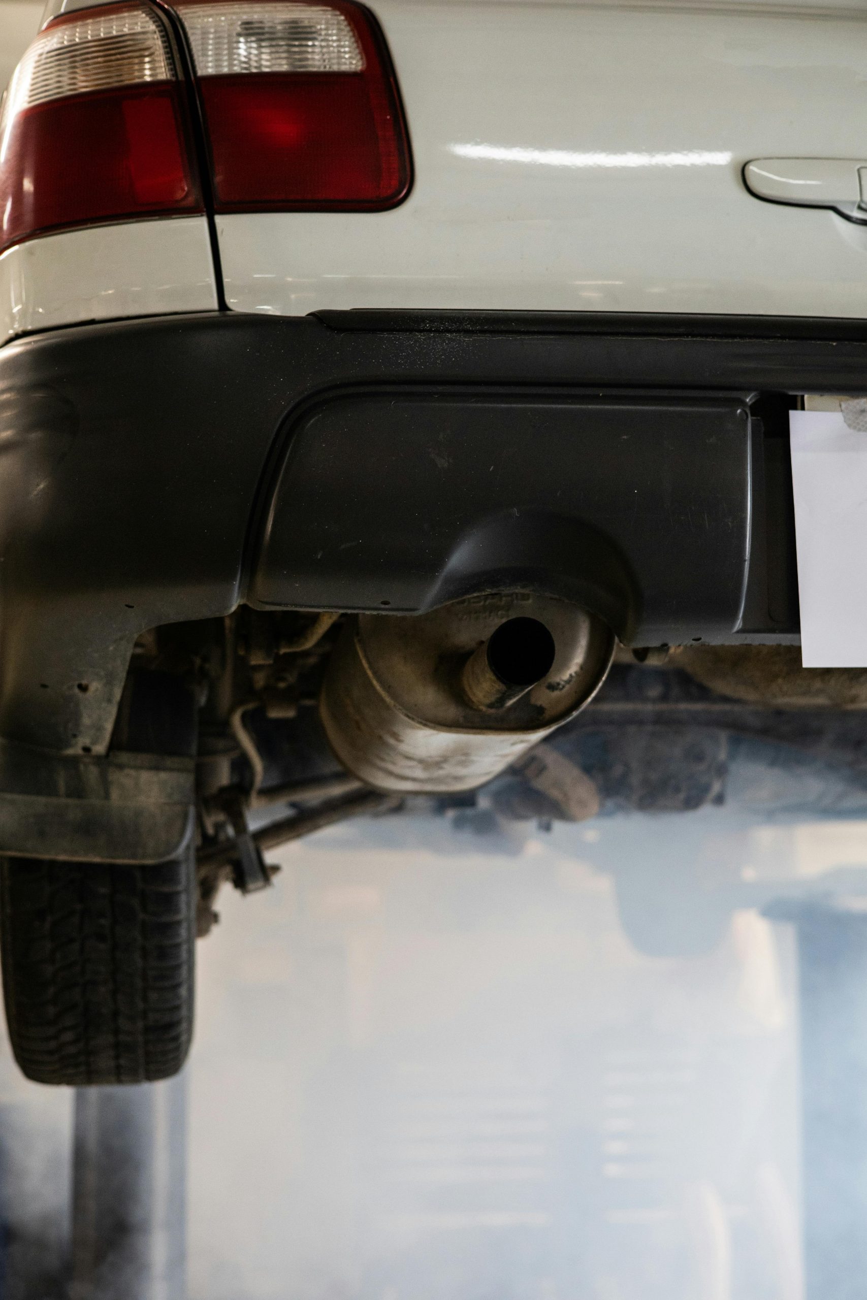 Close up of a car exhaust