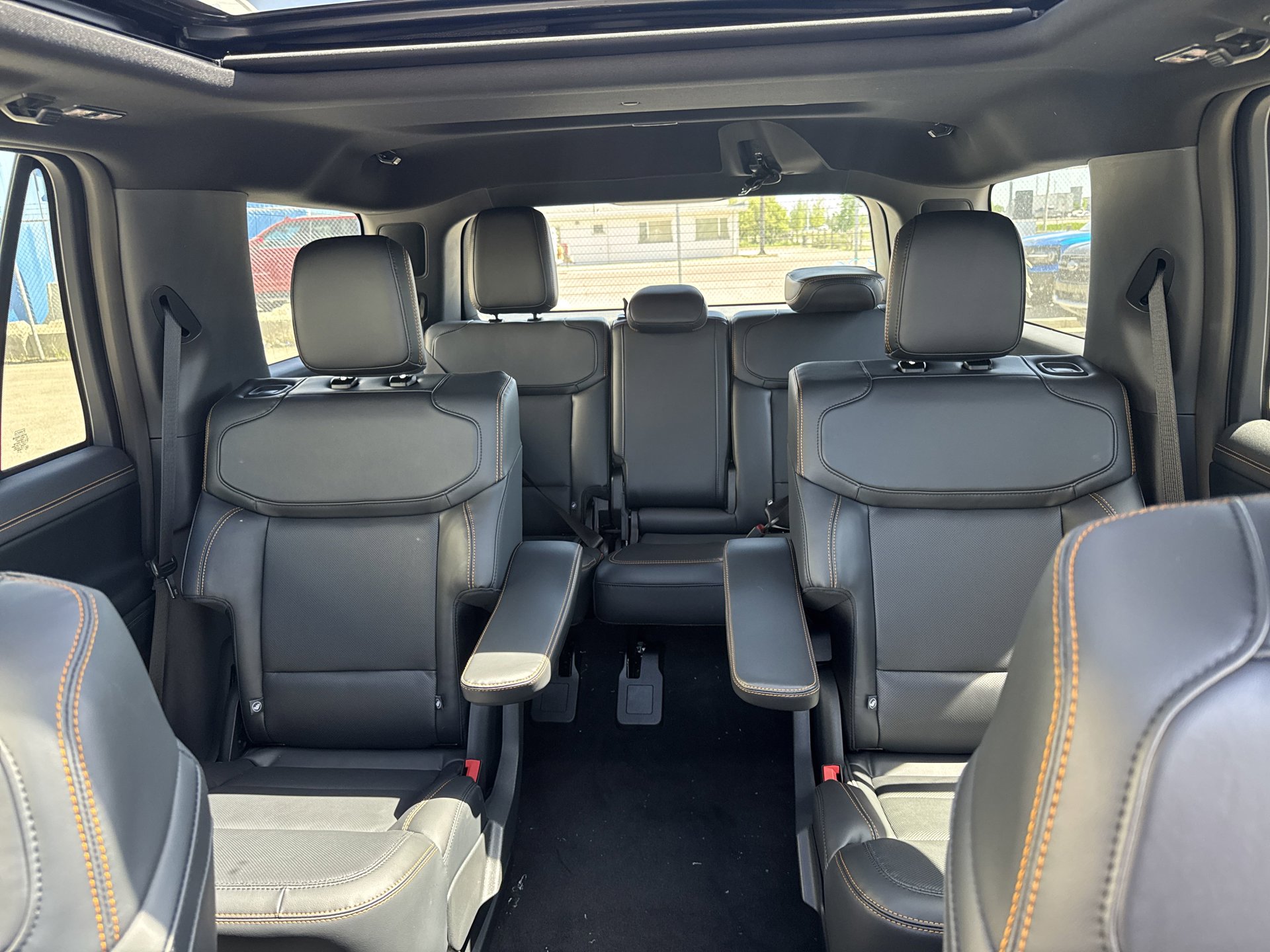 Interior view of the Ford Expedition, showcasing its impressive seating space