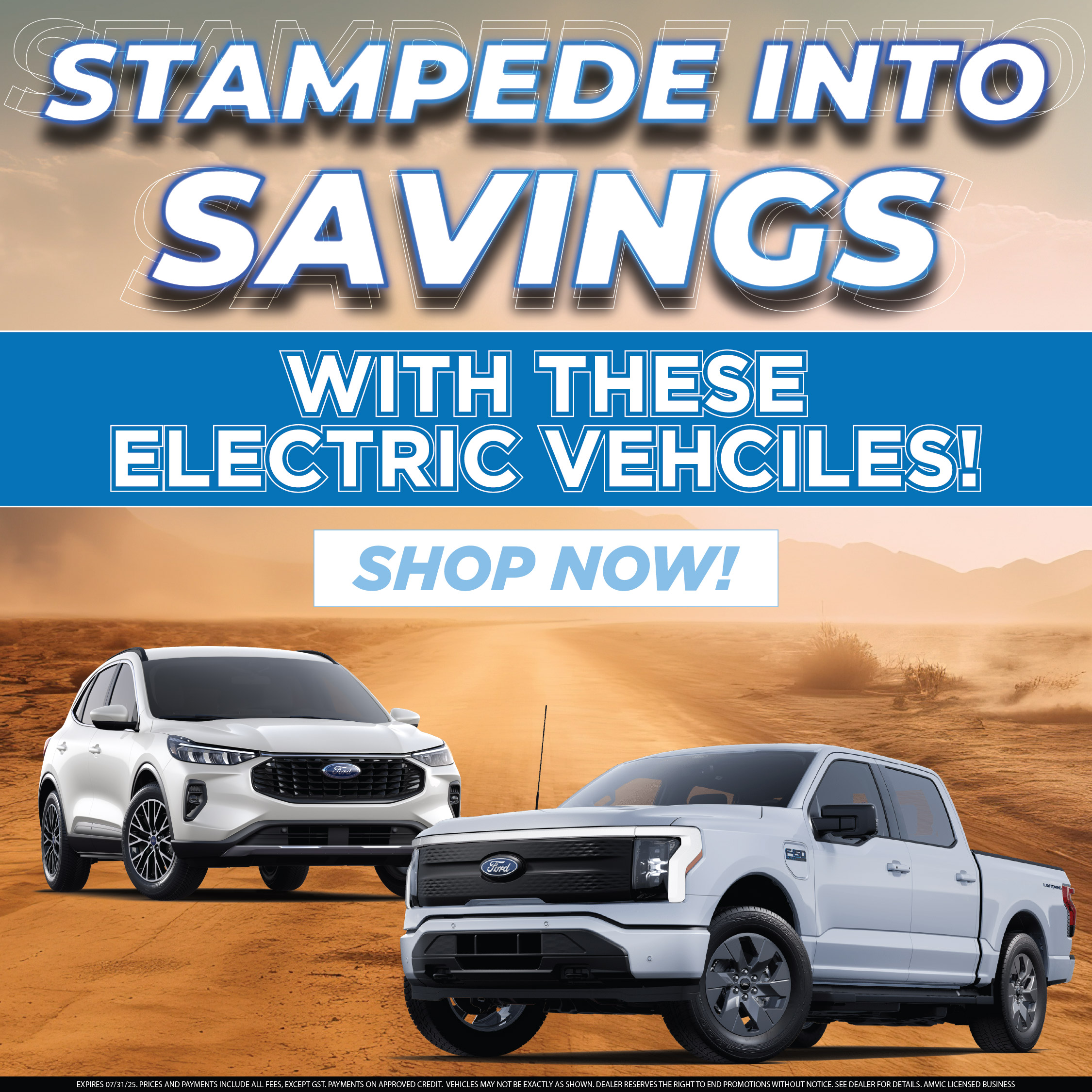 Stampede into savings