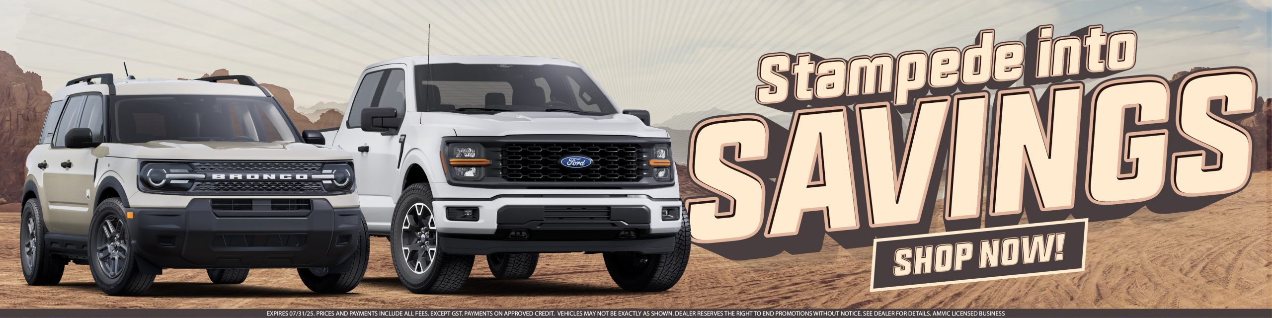 Stampede into Savings